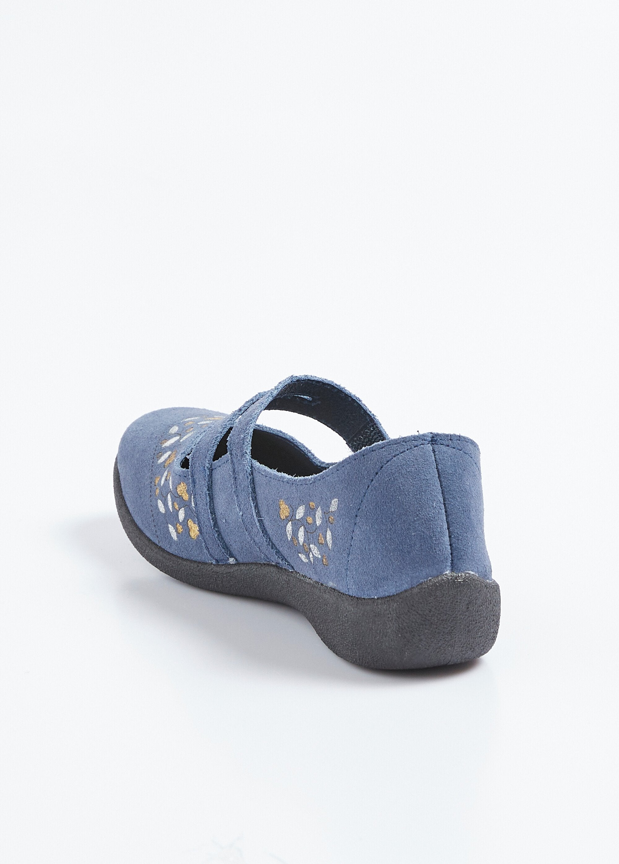Ballerines_scratchées_compensées_cuir_largeur_confort_Bleu_DO1_slim