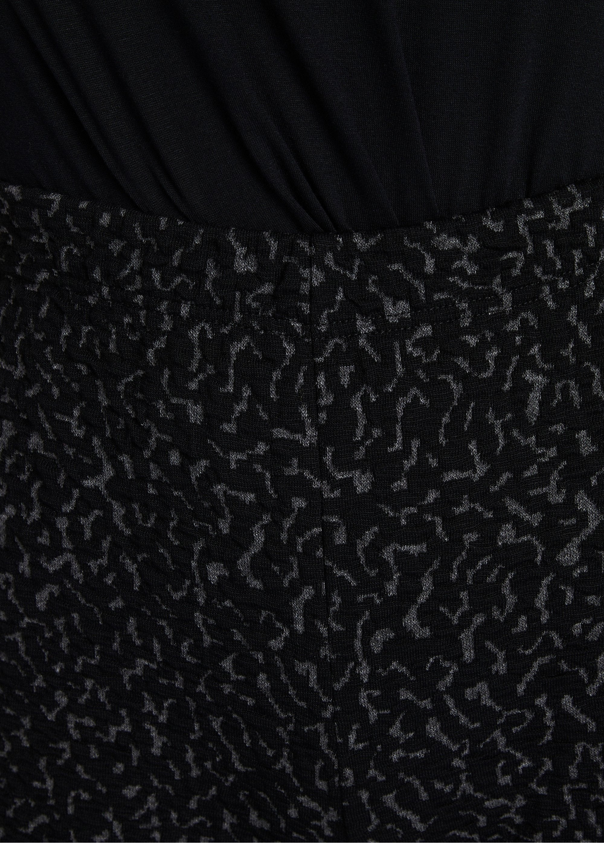 Plain_or_two-tone_stretchy_elasticated_waist_leggings_Gray_and_black_DE1_slim