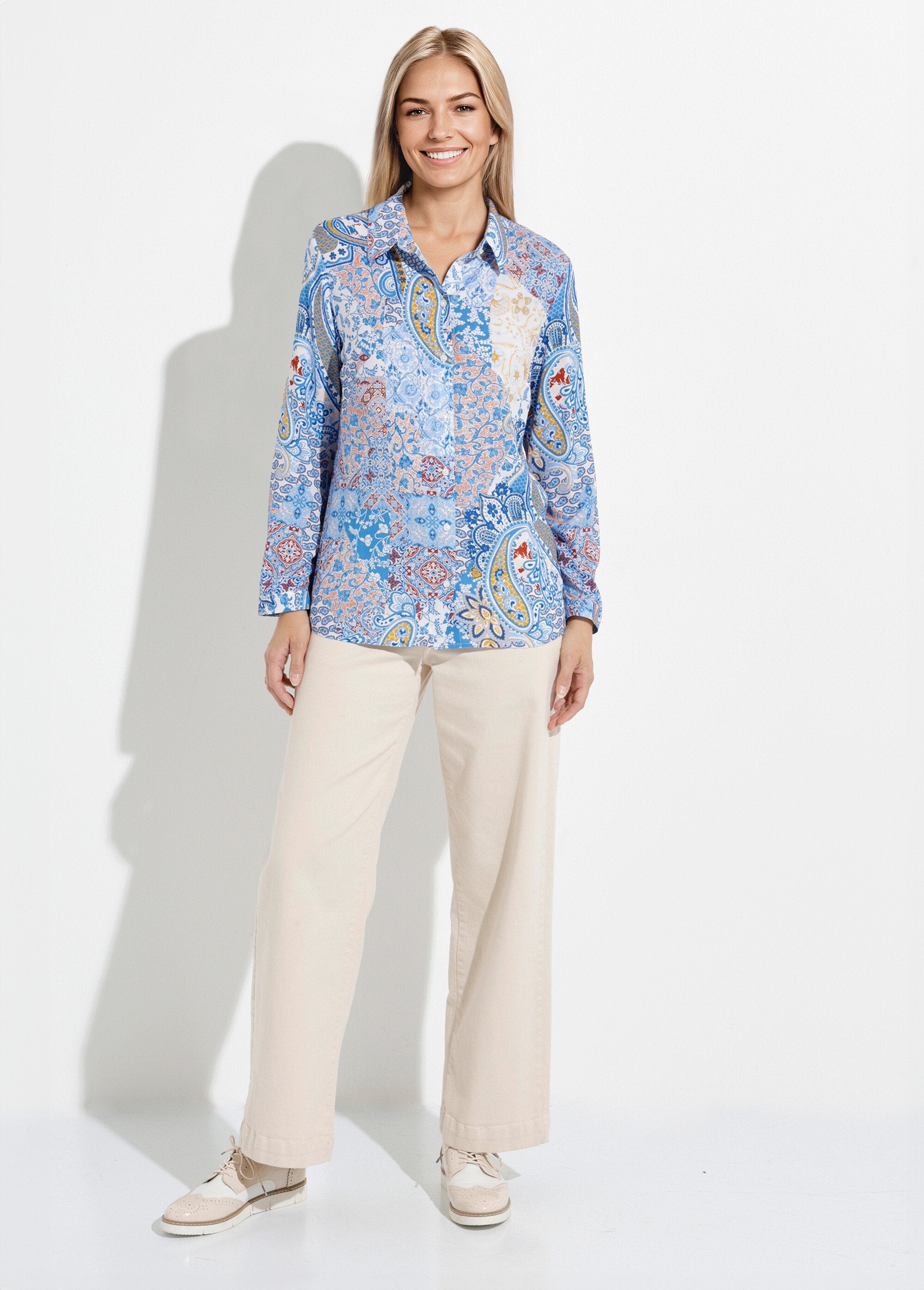 Long,_flowing_paisley_print_button-down_blouse_Blue_print_SF1_slim
