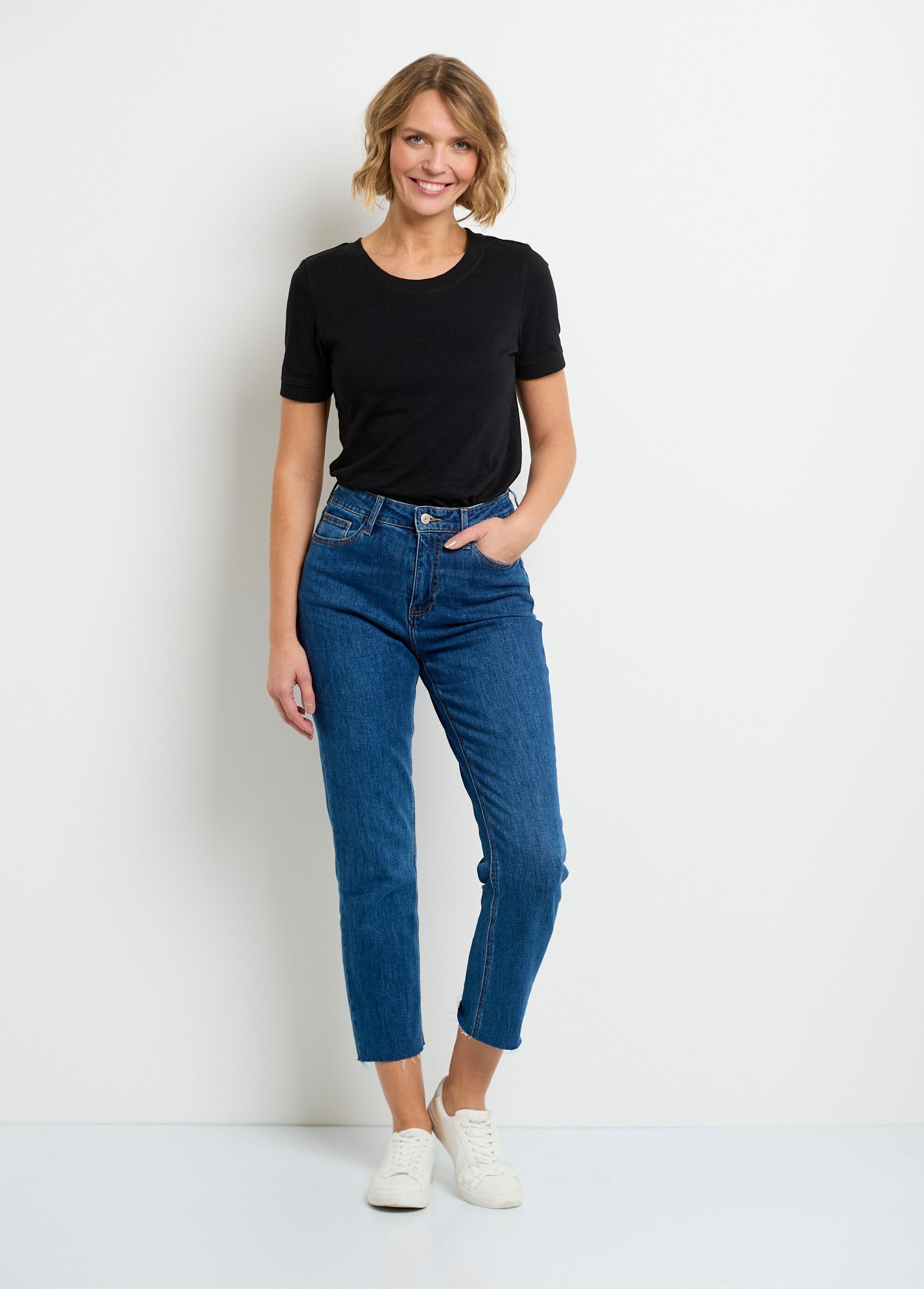 5-pocket_jeans,_7/8_length,_frayed_hem_Stone_SF1_slim