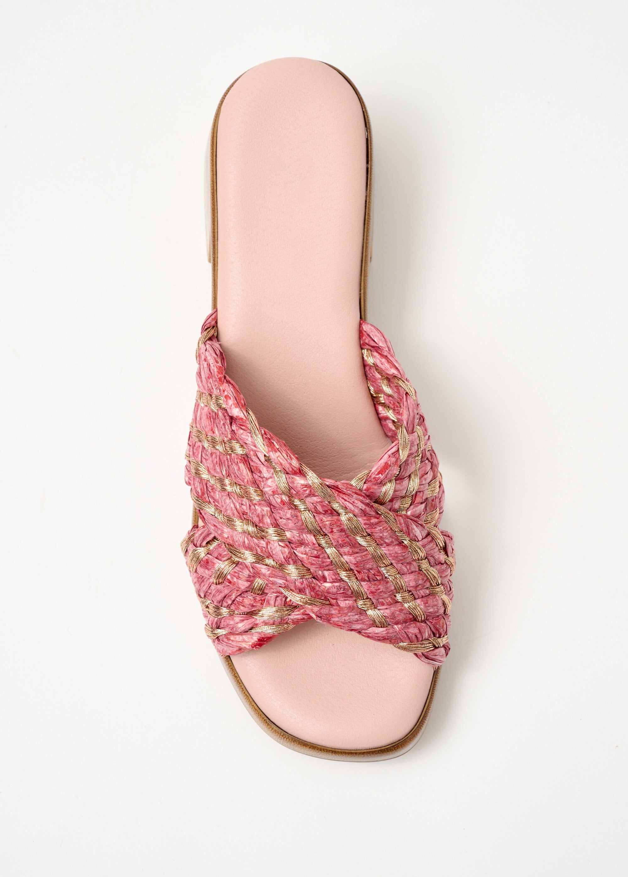 Comfort_width_woven_raffia_mules_Old_pink_and_gold_OV1_slim