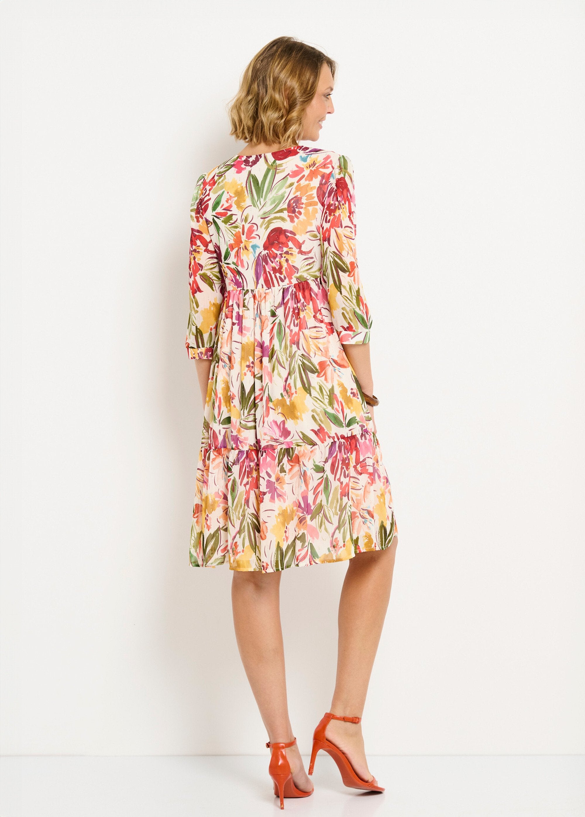 Short_ruffled_dress_with_V-neck_and_floral_veil_Multicolor_DO1_slim