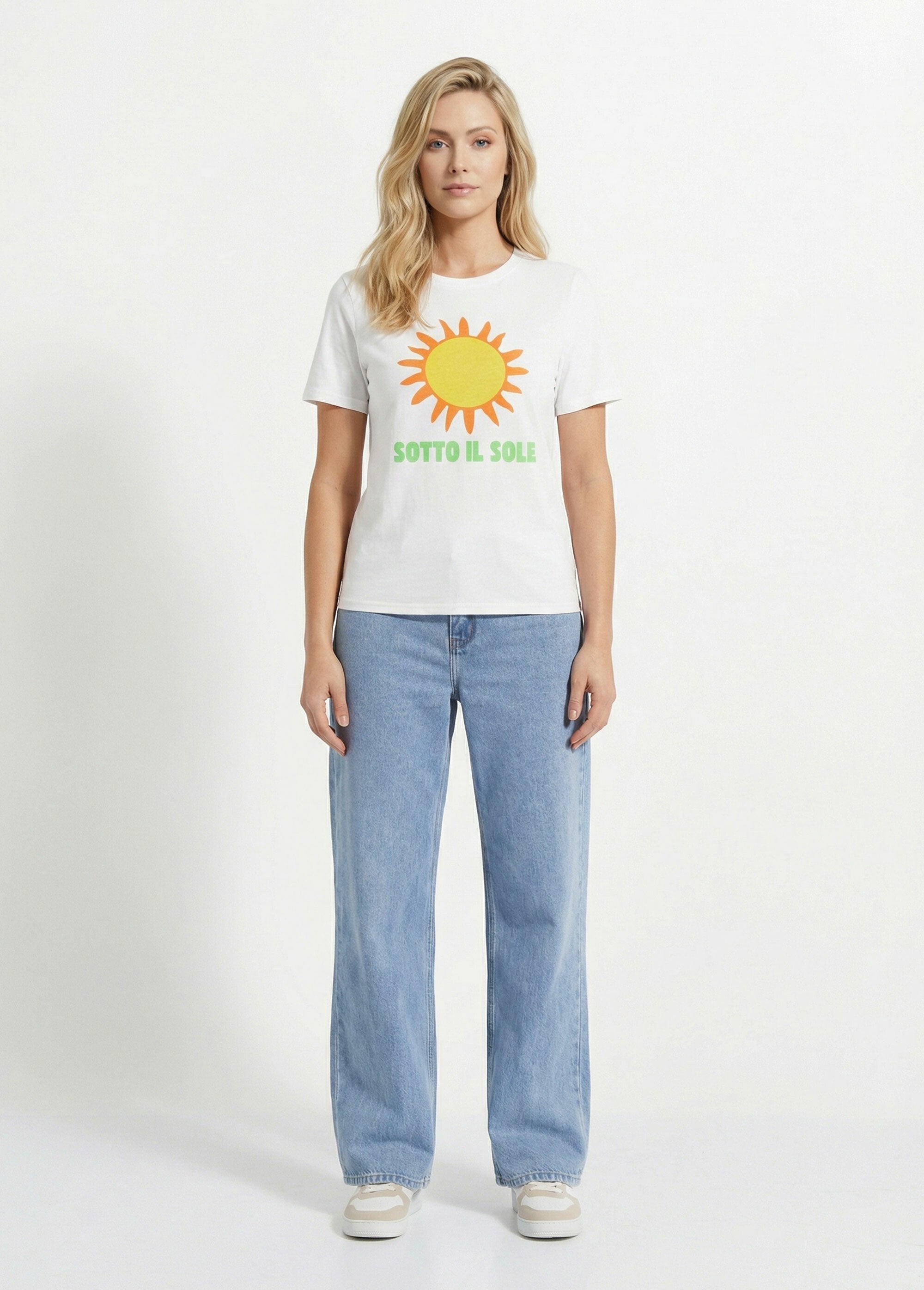 T-shirt_coton_avec_message_Sotto_il_Sole_Blanc_SF1_slim