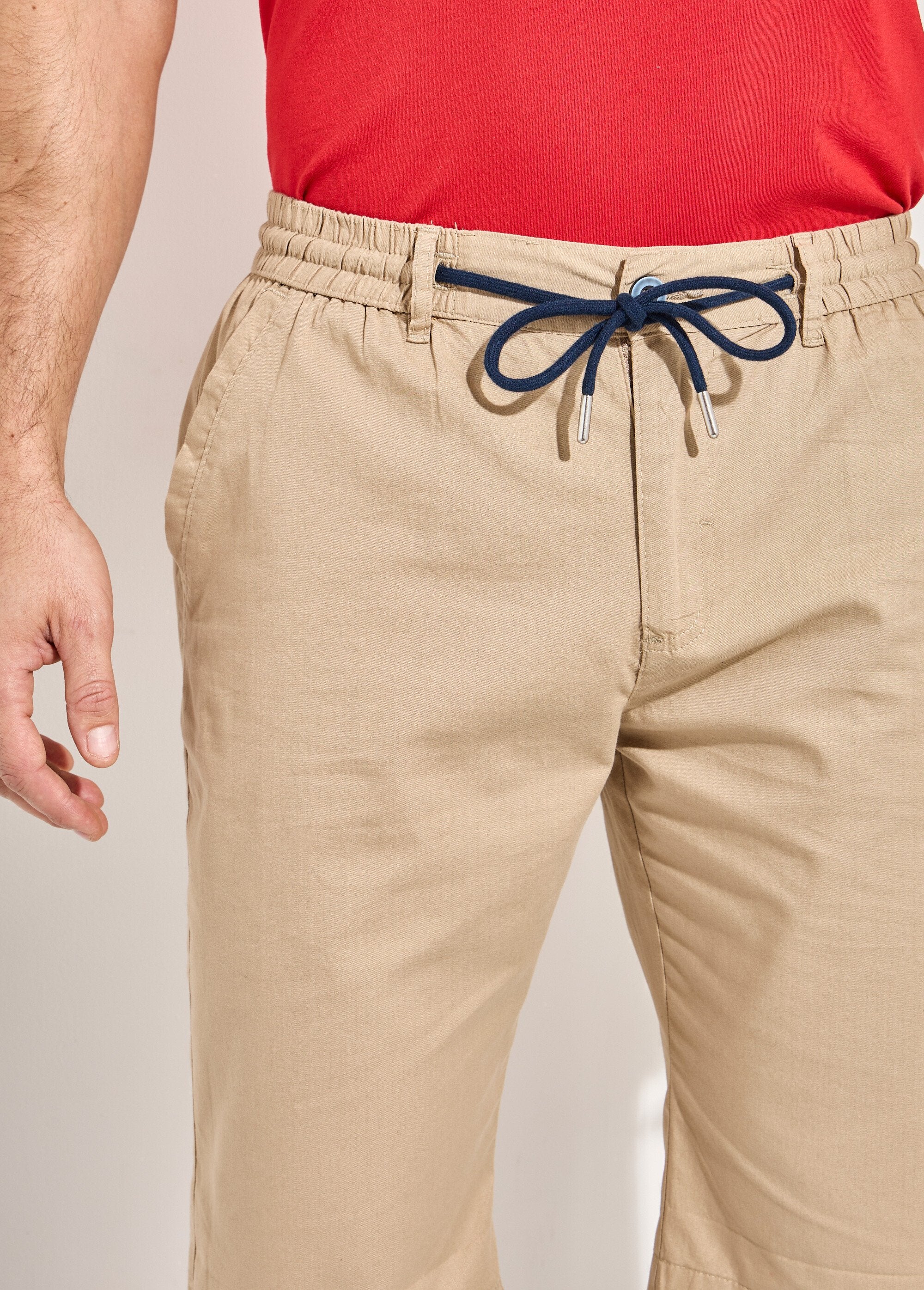Cotton_Bermuda_shorts_with_elasticated_waist_-_pack_of_2_Navy_and_beige_DE1_slim