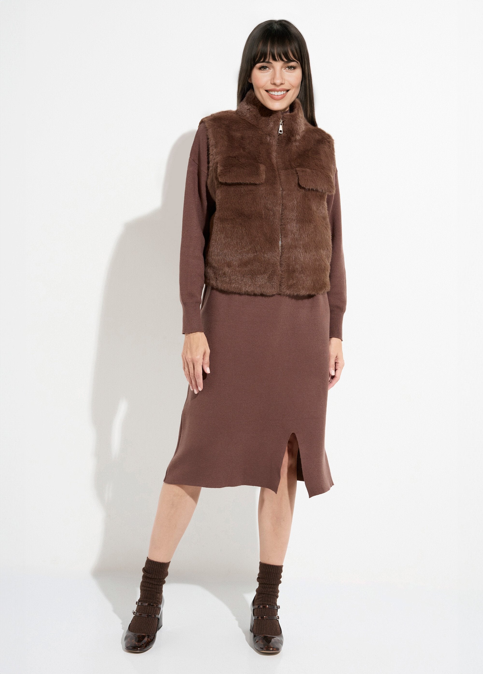 Blouson_zippé_sans_manches_en_fourrure_Chocolat_SF1_slim