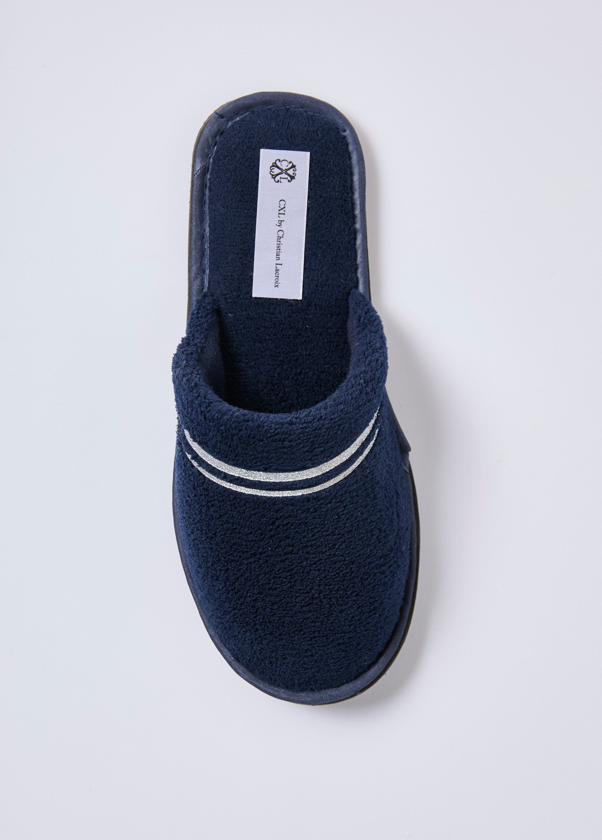 Chaussons_façon_mules,_lignes_contrastées_Bleu_OV1_slim