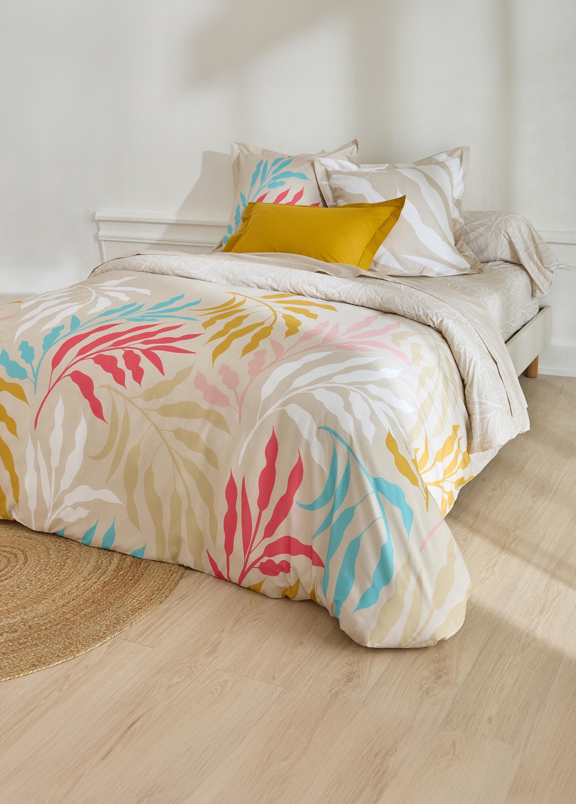 Flat_sheet_with_plant_print_cotton_Printed_FA1_slim