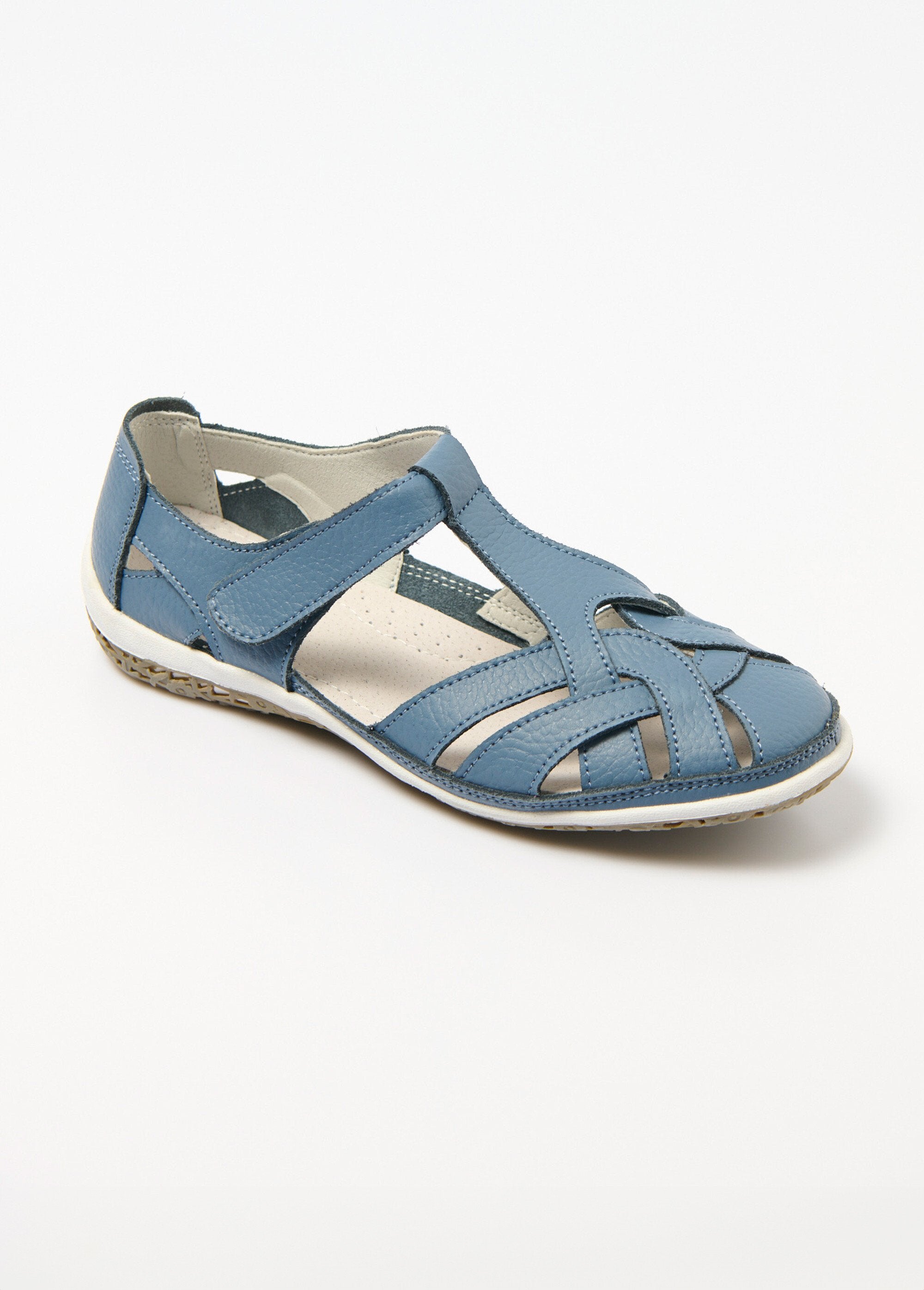 La_Bottine_Souriante®_-_Comfort_width_summer_sandals_Blue_FA1_slim