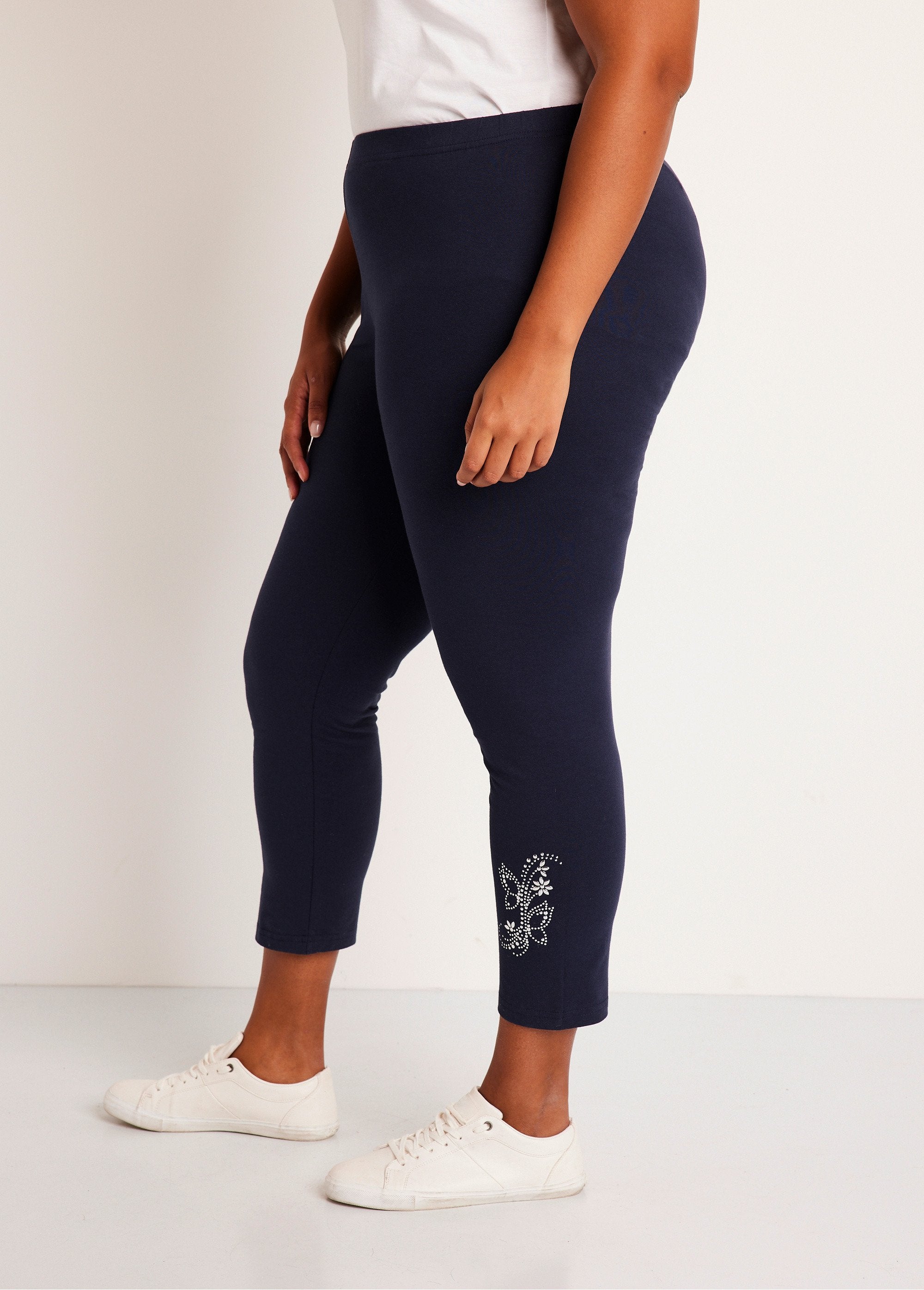 Short_plain_leggings_with_elasticated_waistband_Marine_DR1_curvy