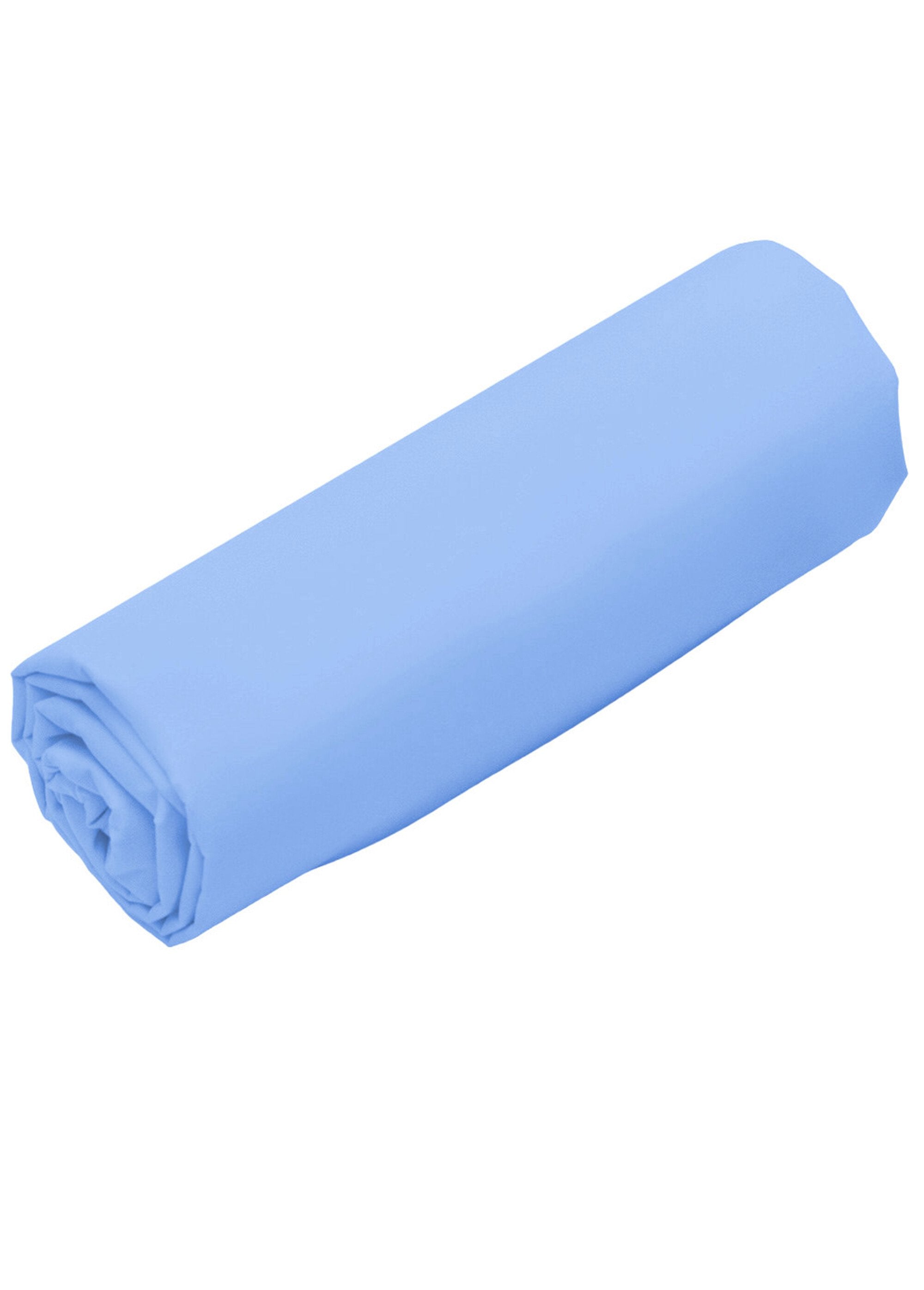 RELAX_plain_pure_cotton_fitted_sheet_Cloud_blue_FA1_slim