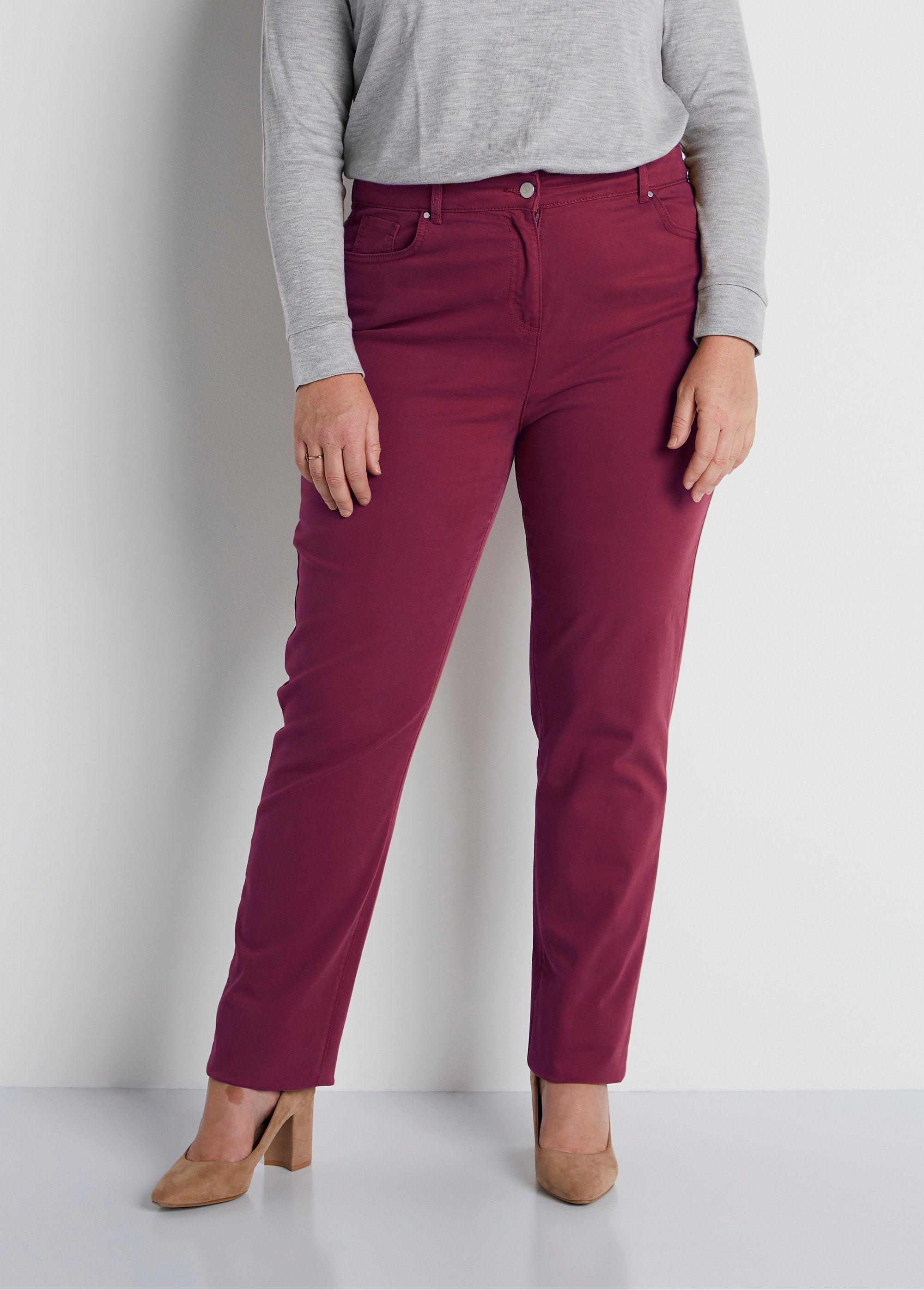 Stretch_cotton_5-pocket_straight_pants_Bordeaux_FA2_curvy