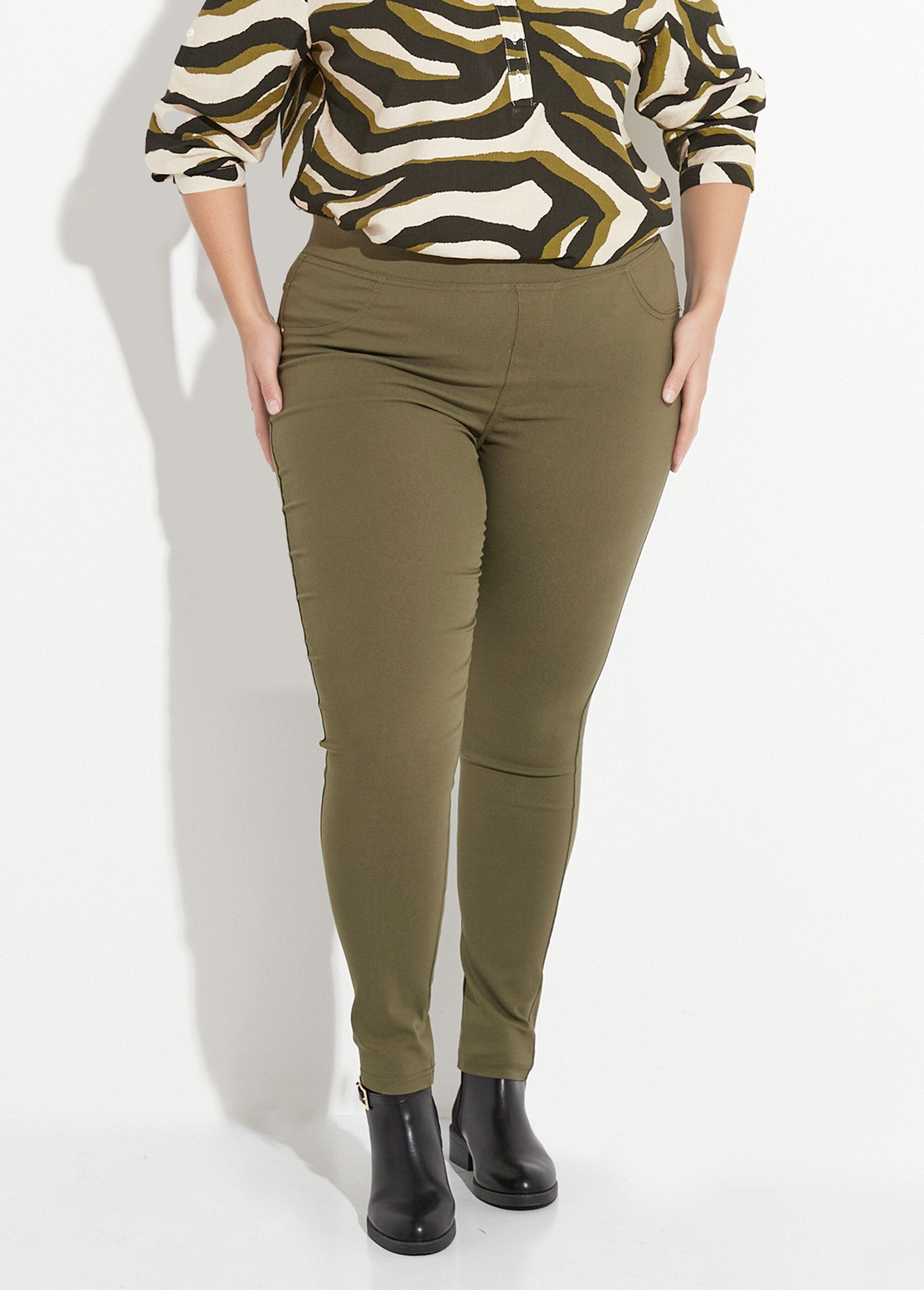 Stretch_pants_with_elasticated_waist_Khaki_FA1_curvy