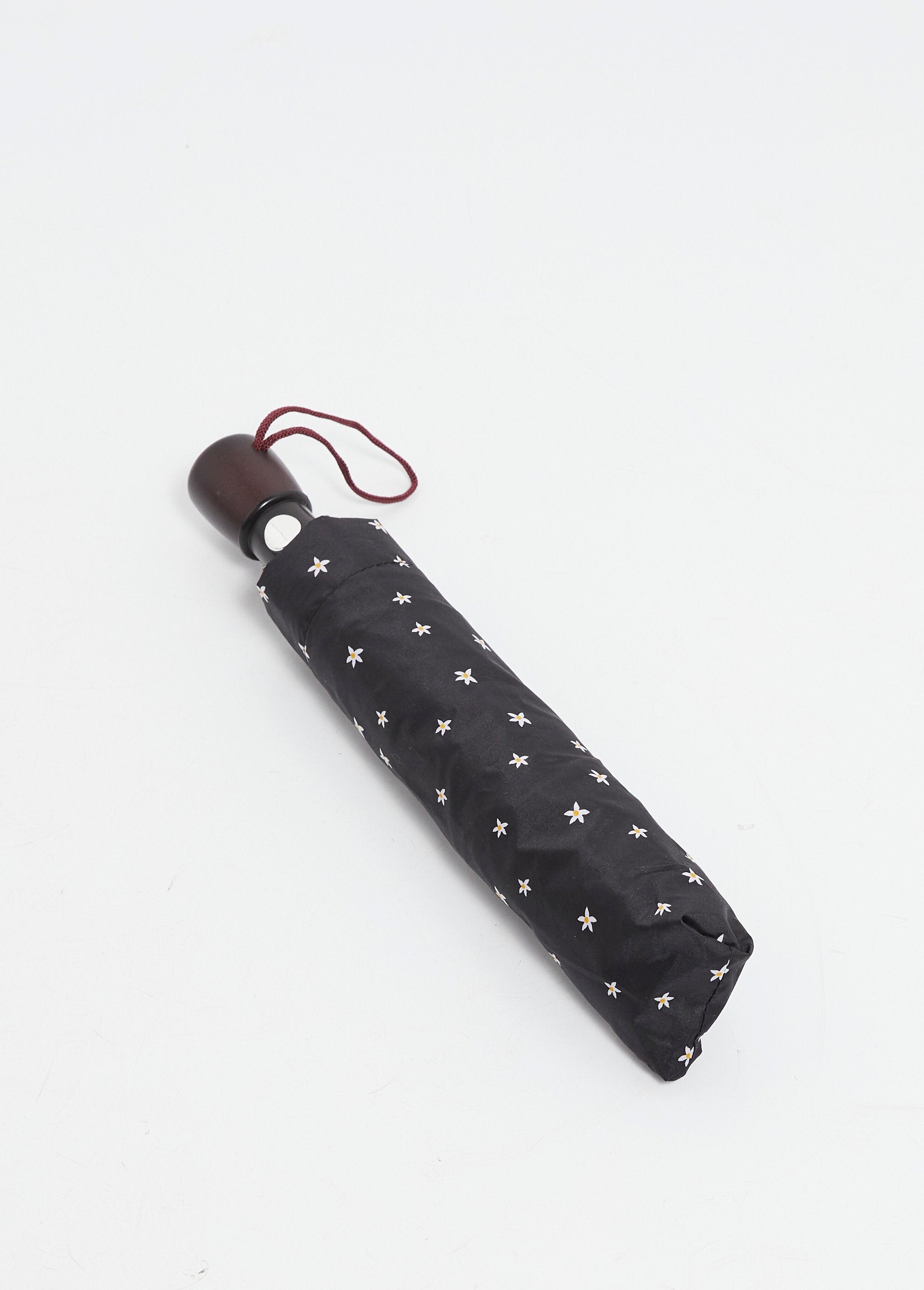 Automatic_fancy_folding_umbrella_Black_white_stars_FA1_slim