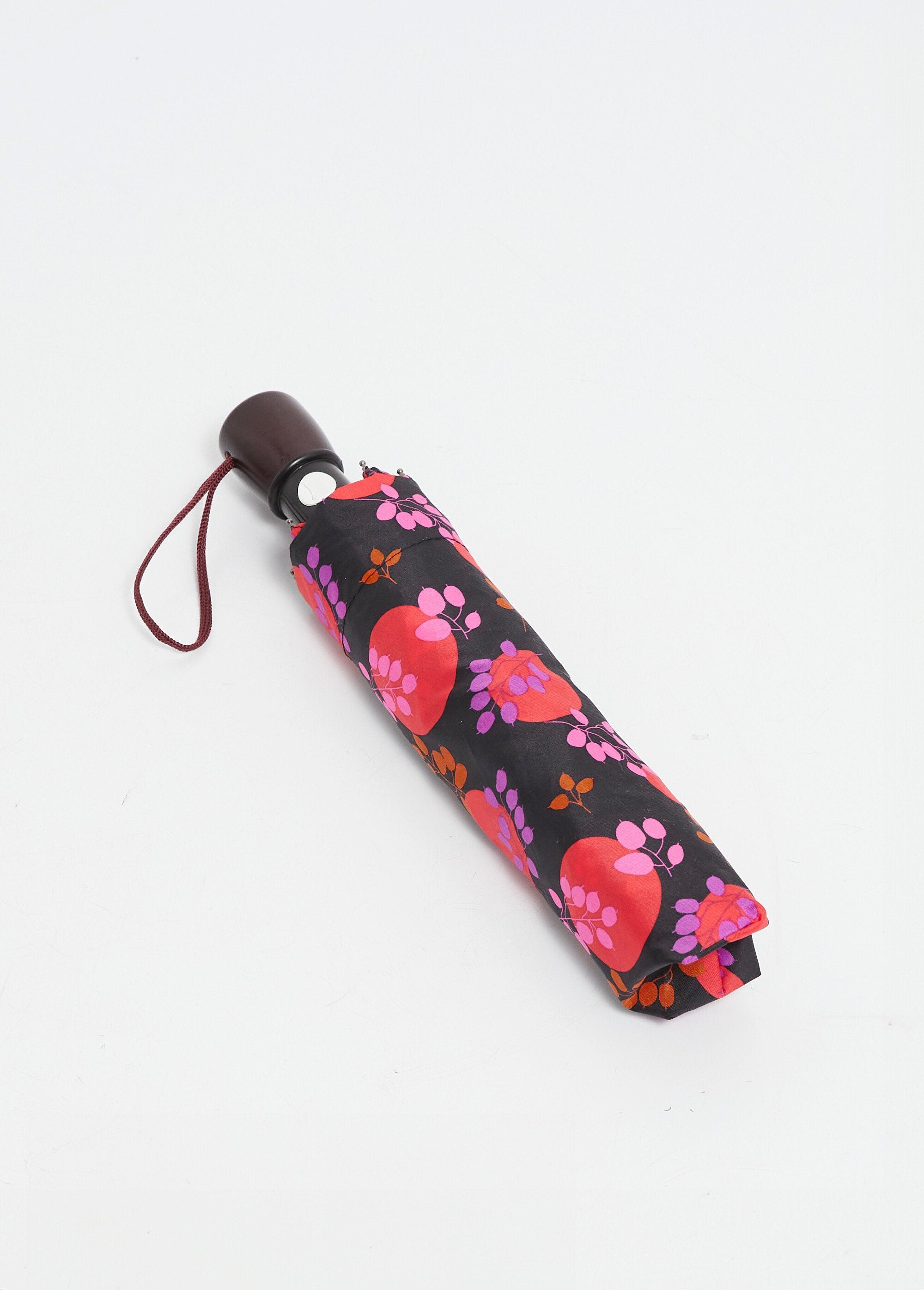 Automatic_fancy_folding_umbrella_Orange_and_pink_print_FA1_slim