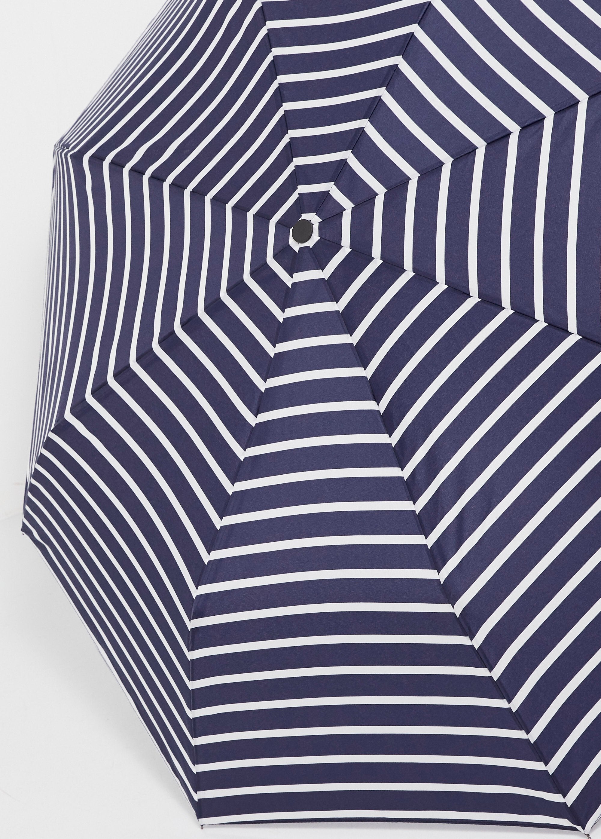 Automatic_fancy_folding_umbrella_Navy_blue_striped_white_DE1_slim