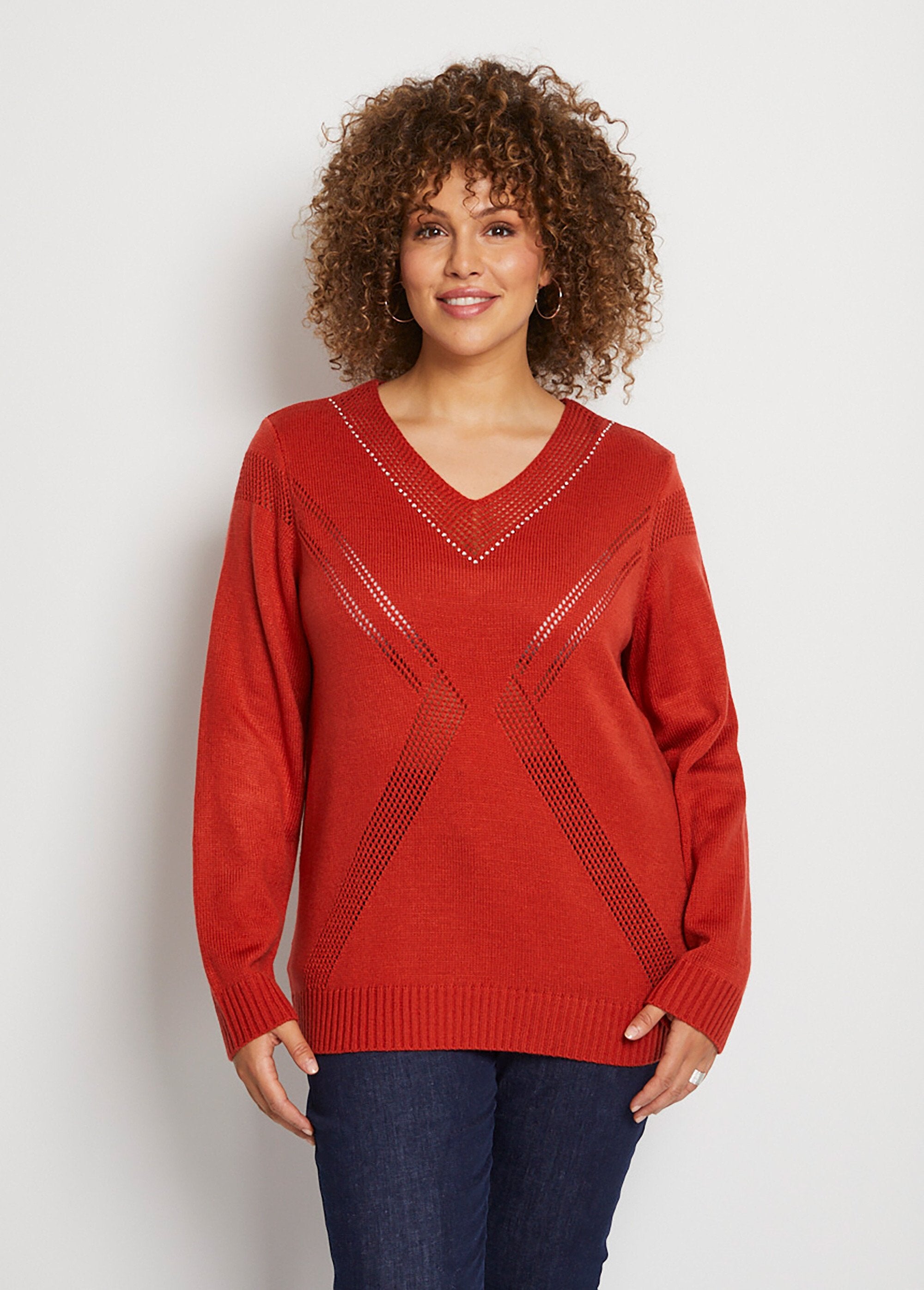 Jeweled_mesh_rhinestone_V-neck_sweater_Spicy_FA1_curvy
