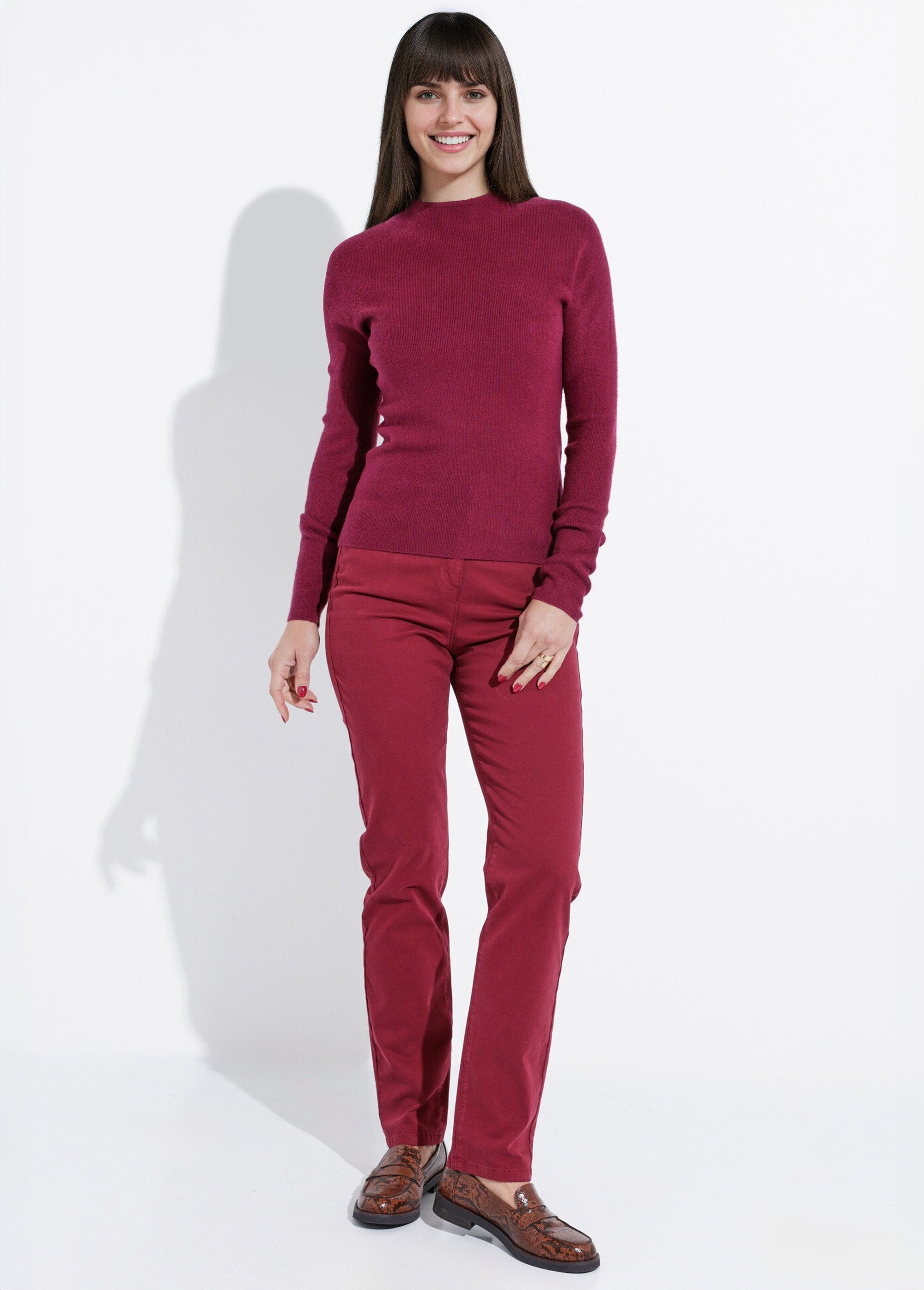 Pull_col_roulotté_forme_ajustée_Bordeaux_SF1_slim
