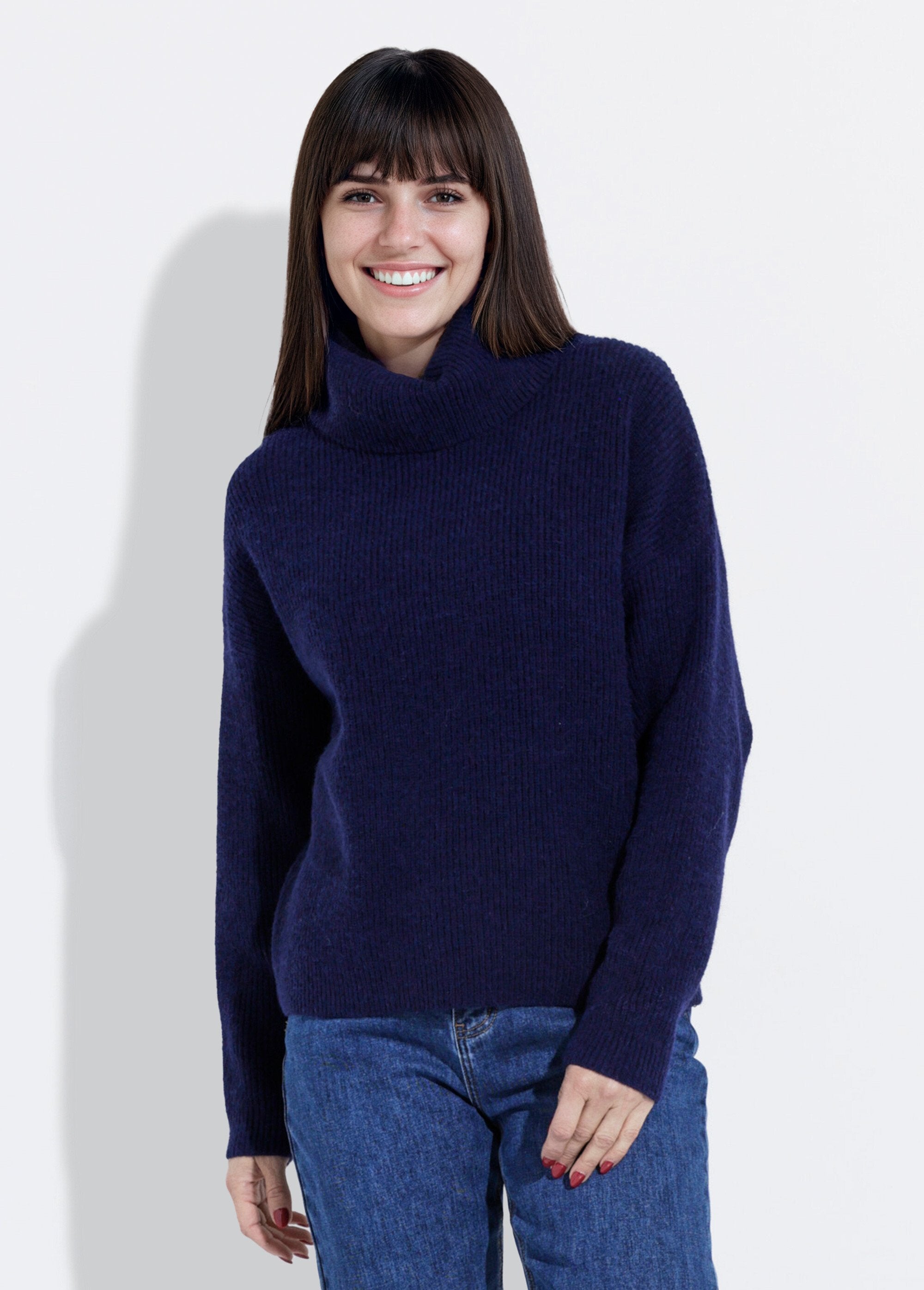 Pull_en_maille_avec_col_roulé_souple_Marine_FA1_slim