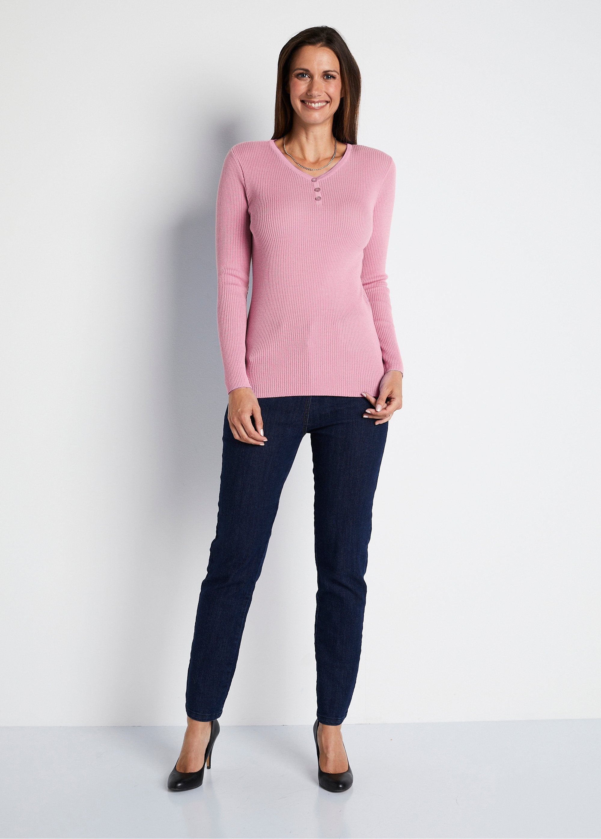 Tunisian_neckline_sweater_with_merino_wool_Powdery_pink_SF1_slim