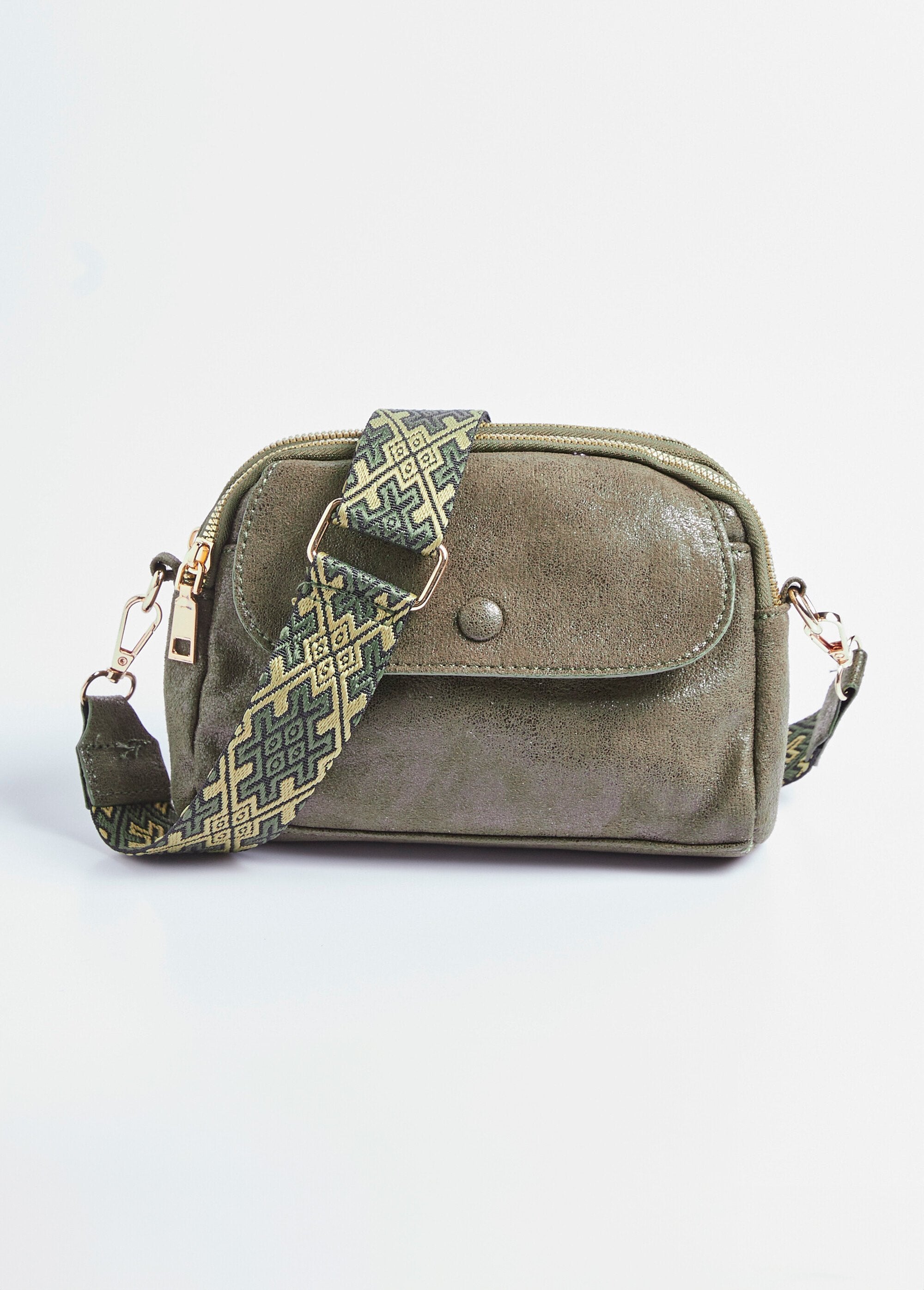 Metallic_faux_leather_bag_with_shoulder_strap_Khaki_FA2_slim