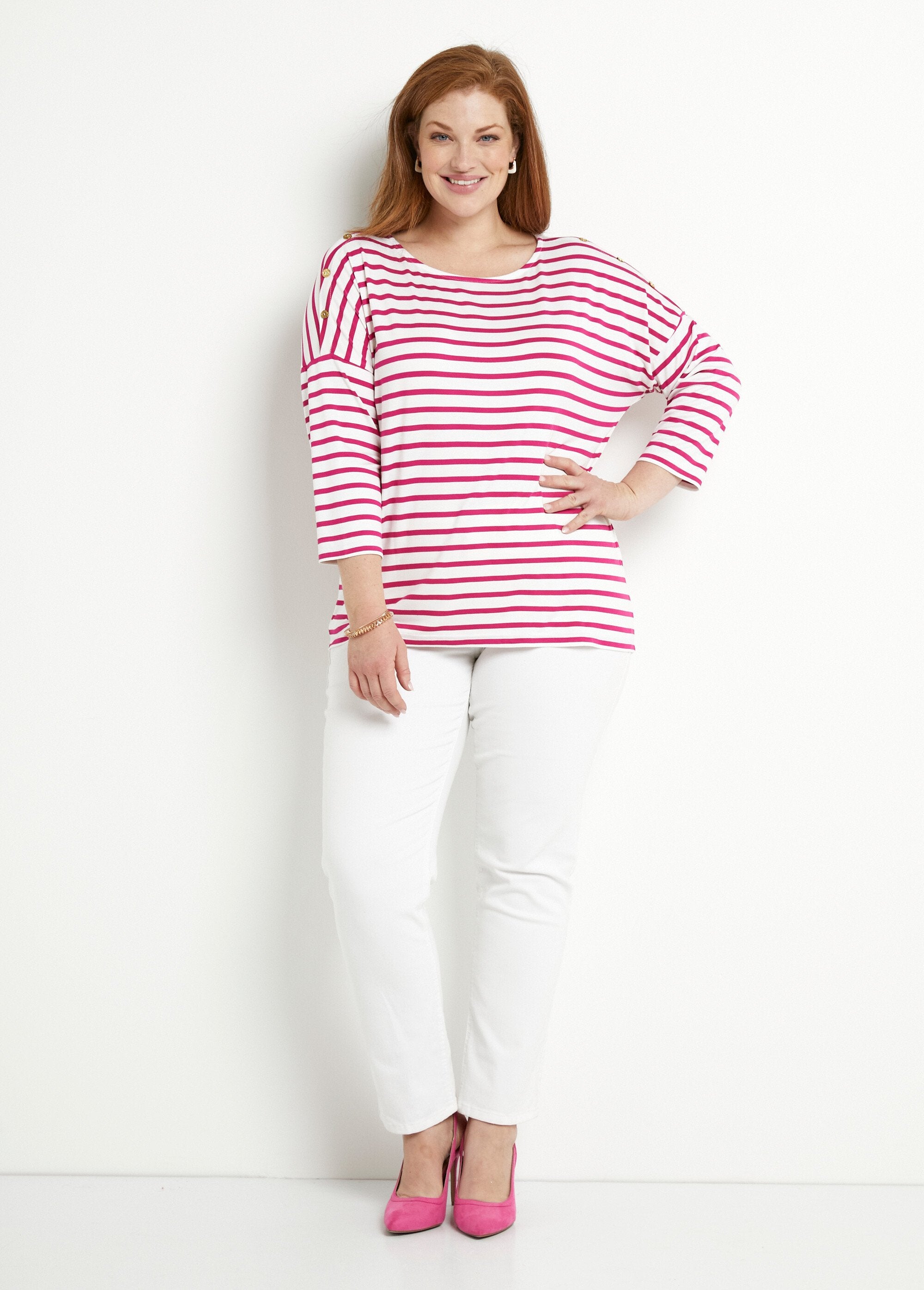 Striped_sailor_t-shirt_with_short_long_sleeves_White_and_fuchsia_SF1_curvy