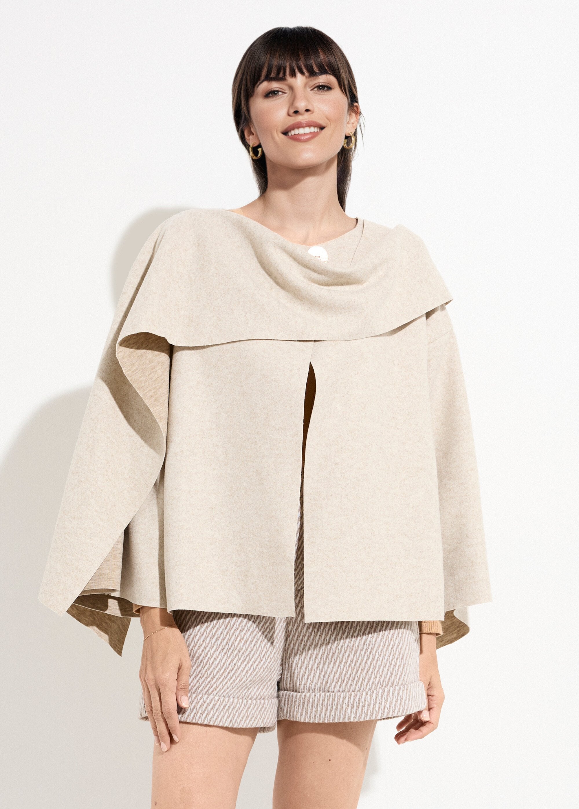 Veste_bouton_bijou_métal_et_écharpe_Beige_FA1_slim