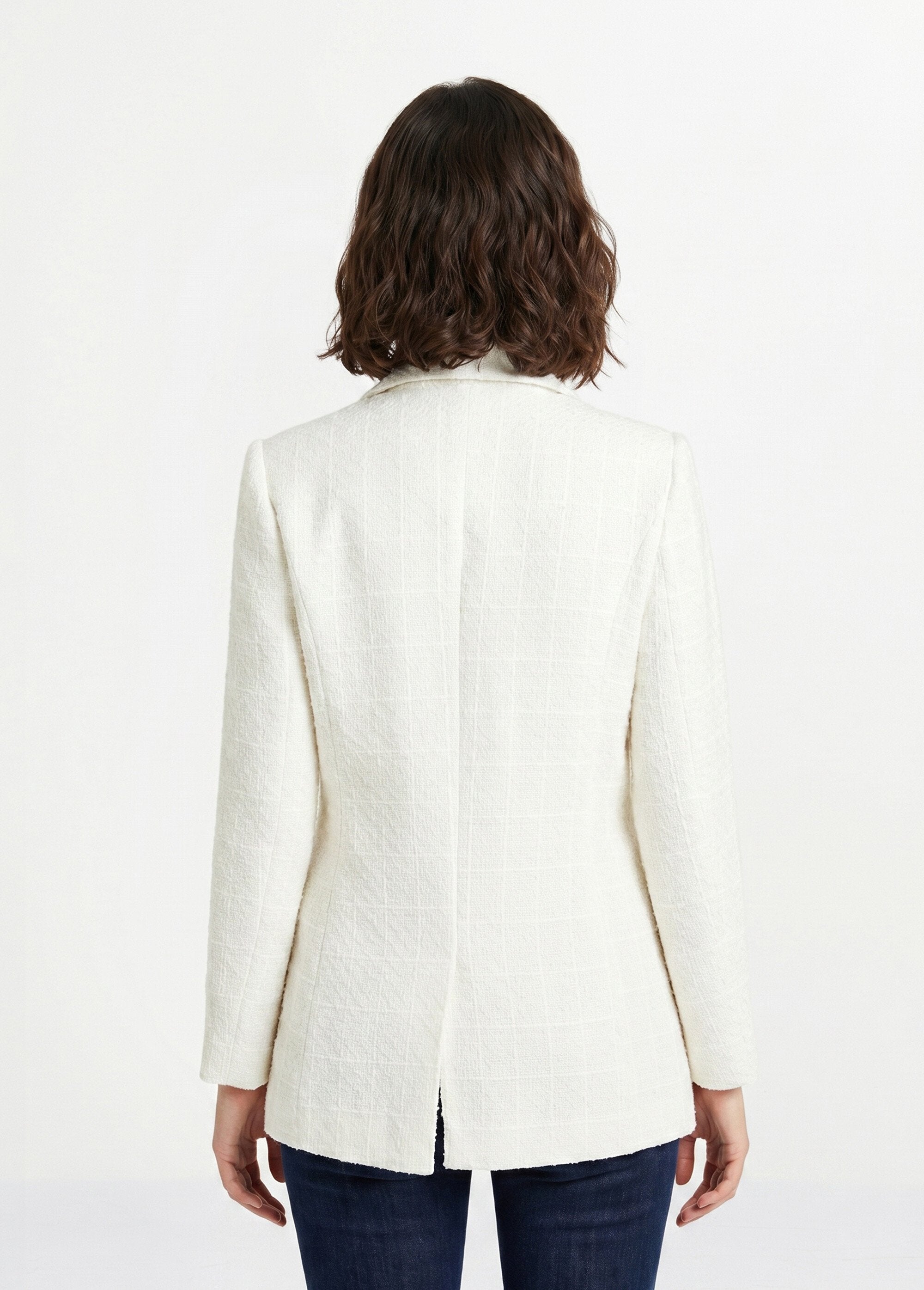 Straight_buttoned_jacket_in_basket_weave_fabric_with_tailored_collar_Ivory_DO1_slim