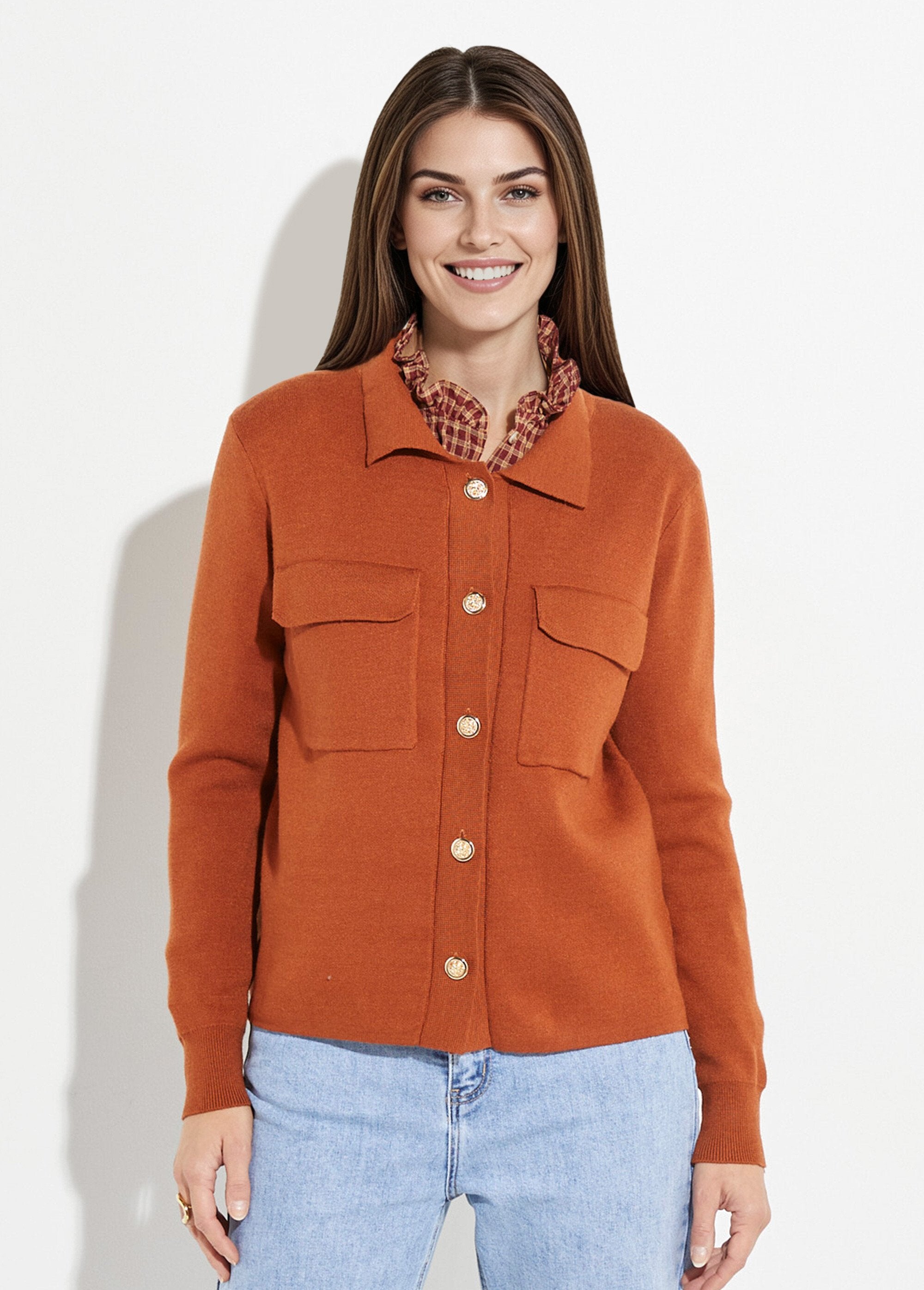 Jacquard_knit_jacket_with_metal_buttons_Brick_FA1_slim